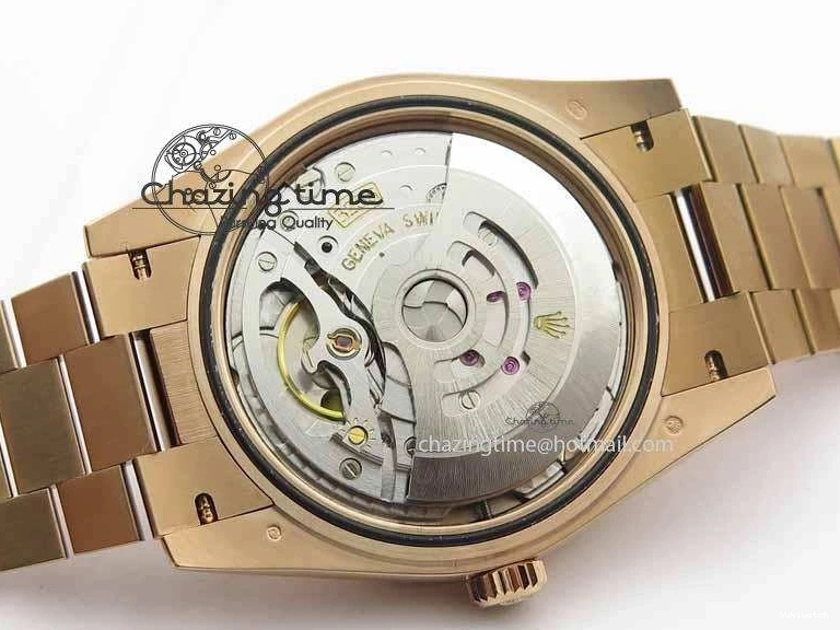 RG Edition On Best A3255 RG President Noob 228239 40mm 1:1 RG Bracelet Day-Date Dial 0409